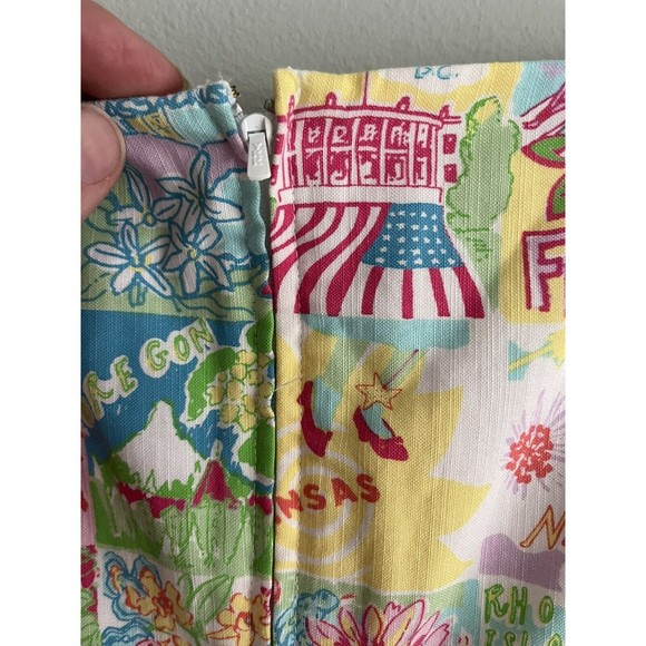 Lilly Pulitzer State Of Mind Ricci Shift Dress Patchwork Women’s Size 0 - Picture 9 of 13